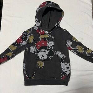 Disney Mickey Mouse Kids Hoodie - Black and Red